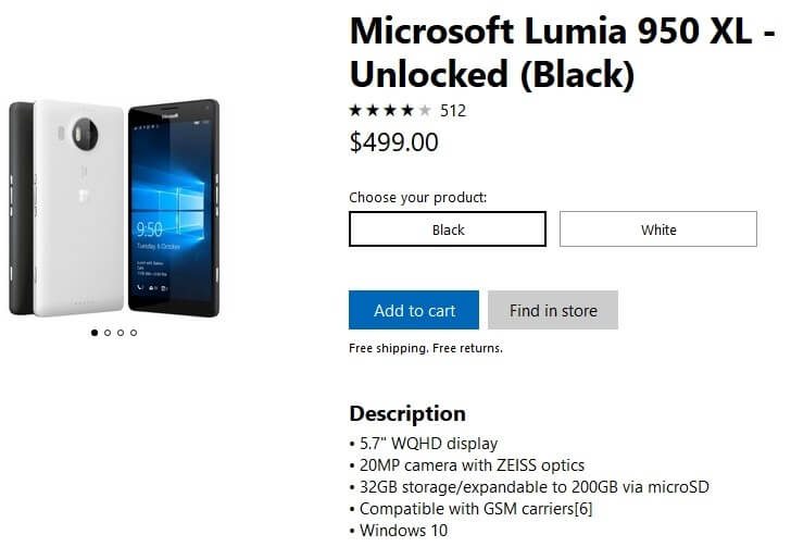 Microsoft Lumia вновь в продаже